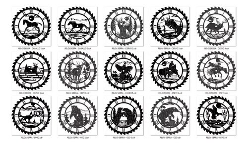 140 Diseños De Relojes Pack Vectores Para Corte Laser