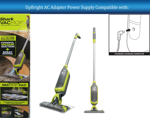 Upbright Adaptador Ac Dc Para Shark Serie Vacmop Li-ion Pro