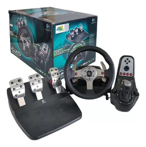 Volante de corrida Logitech G27 Driving Force C/ Pedal C/ Câmbio Ps2/Ps3/PC  Simulador Completo + Garantia