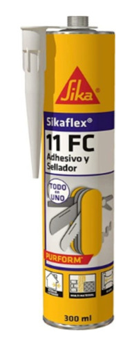 Sellador-adhesivo Sikaflex-fc 11 Purform 300 Ml. Gris