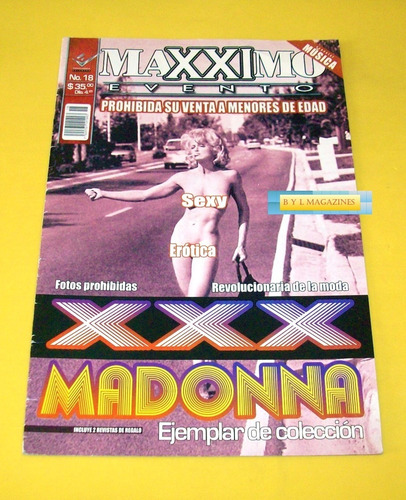 Madonna Revista Maxximo Evento 2008 Especial Escandalos