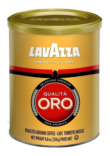 Cafe Lavazza Qualita Oro Lata 250gr De Maquina Molido Int. 5