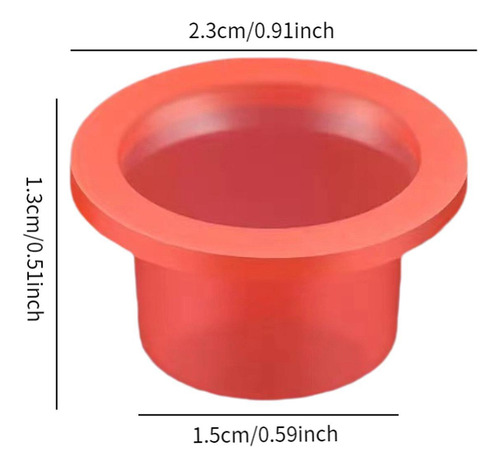 2 X 100 Juntas De Sellado A Prueba De Fugas Para Grifo, Rojo