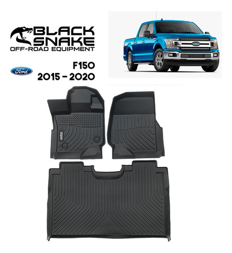 Pisos Calce Perfecto Ford F150 2015-2020 Black Snake 