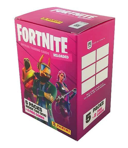 Caja De Cartas Fortnite Reloaded (5 Sobres)