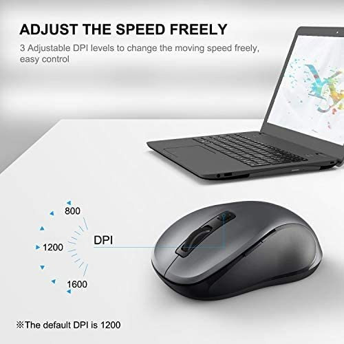 Mouse Wisfox Inalambrico/gris