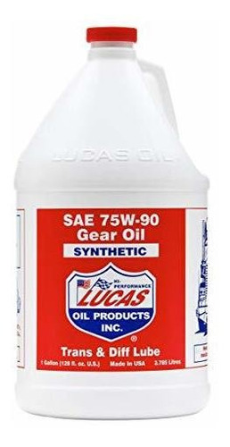 Aceite Sintético Lucas Oil 10048 Sae 75w-90 - 1 Galón