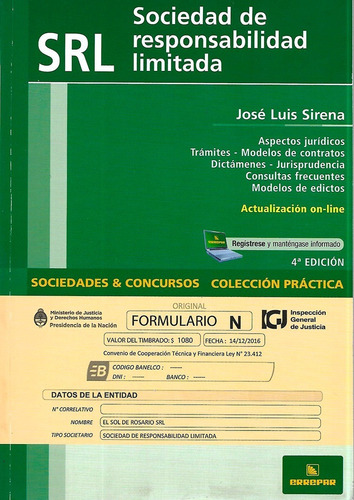 Soc. De Resp. Ltda.  4ª Ed. 2016  José L. Sirena  Errepar