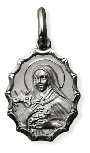 Medalla Plata 925 Teresita Del Niño Jesús #145 Bautizo 