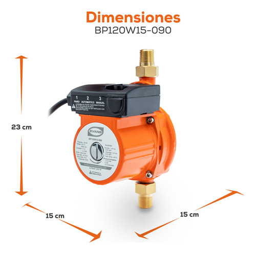 Presurizadora 018 Hp 127v Bp120w15090 Evans