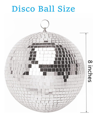 Bola De Discoteca Colgante De Bola De Discoteca De Espejo De