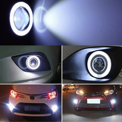 Un Par De Faros Antiniebla Led 3,5in Ojos De Ángel