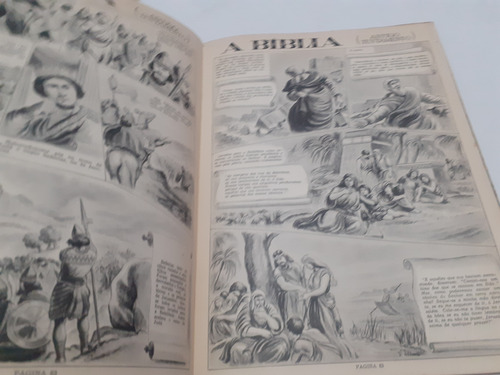 A Bíblia Em Quadrinhos Antigo Testamento Ebal 1983 (Usado)