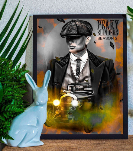 Cuadro Marco Negro Poster 33x48cm  009 Shelby Peaky Blinders