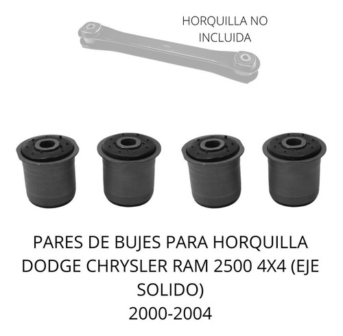 Par Bujes Para Horquilla Dodge Chrysler Ram 2500 4x4 00-04