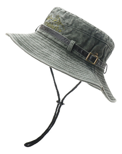 Sombrero Algodón Lavado Gorra De Pescador Hombre Exterior