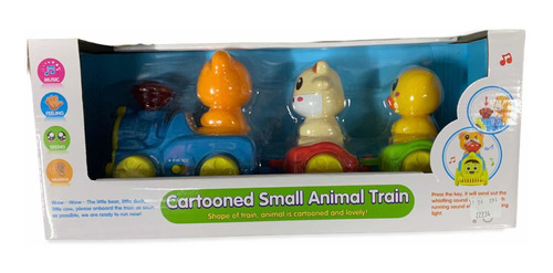 Tren Cito. Para Bebés Cartooned Small Con Animalitos