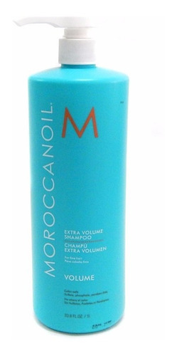 Imagen 1 de 1 de Moroccanoil Shampoo Cabello Fino Extra Volumen X 1000 Argan
