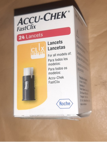 Accu-chek 24 Lancetas 6 Disparos  