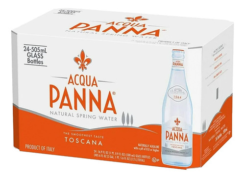 Pack 24 Agua Panna 250 Ml + Vodka Absolut Blue 1 L