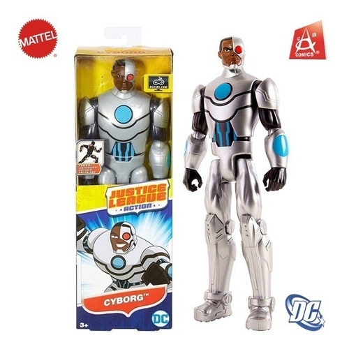 Cyborg Figura Dc Justice League Action Mattel 12 Pulgadas