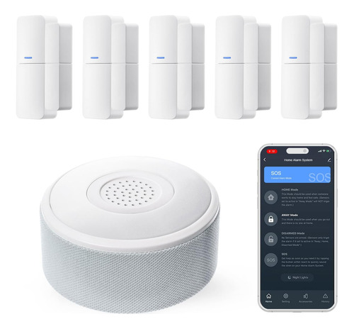 Home Zone Security Smart Wireless Door, Window Sensor Y Secu