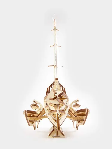 Ugears Rompecabezas 3d Para Adultos Trimarán Merihobus - Mod
