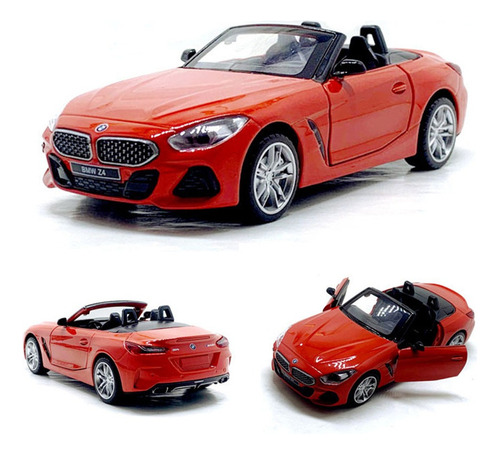 Coche De Metal Miniatura Bmw Z4 Roadster Coupé Descapotable