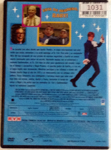 Austin Powers Goldmember Mike Myers Dvd / Kktus (Usado)
