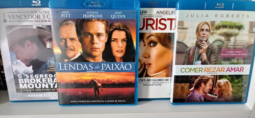 Lot 4 Blu Ray Lendas Da Paixão - O Segredo De Brokeback Etc! (Usado)