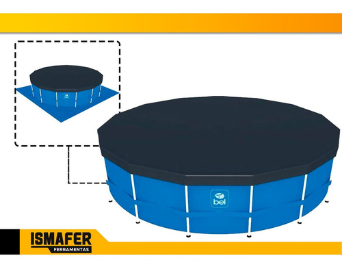 Piscina 16000 Litros Com Cobertura Lona Escada Filtro Belfix