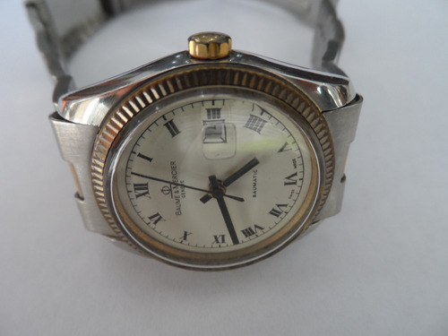 Relógio Pulso Baume & Mercier - Geneve Antigo Prateado Dourado-escuro Branco (Usado)