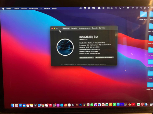 Macbook Pro 15.4 2013 512 Gb Flash 16 Ram I7 (Usado)