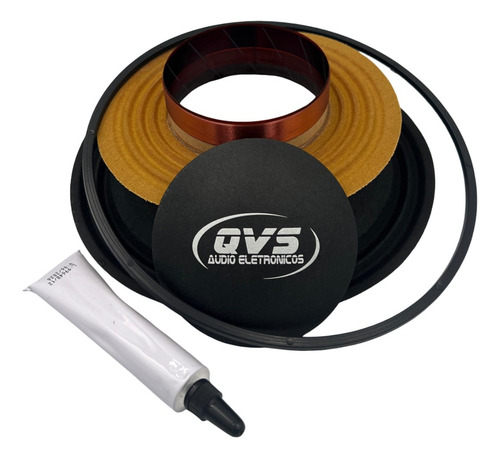 Reparo Falante Qvs 6 Polegadas 6mgs506 250rms Quadrado Azul