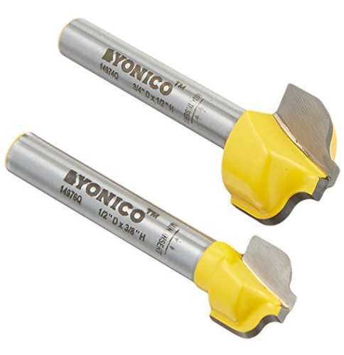 Yonico 14274q Broca Ranurada De 2 Filos De 2 Bits Juego De V