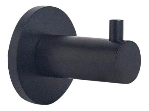 Percha Simple Negra  Linea Basic - Accesorios De Baño Ottone