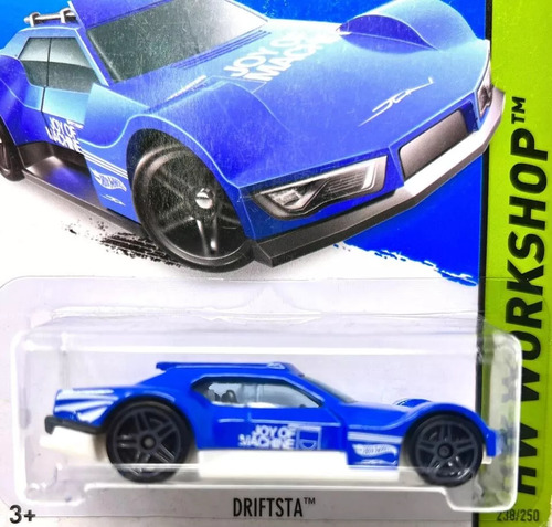 Hot Wheels Drift Racer 238/250 2013 Blue Metal Car Toy