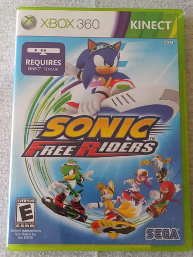 Sonic Free Riders XBOX 360 (seminovo) - Savassi Games