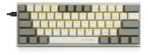 Comprar Teclado Gamer E-yooso Z11 Qwerty Color Blanco - Gris\u002F Single Light Amarilla\u002F Switch Azul\u002F Idioma Inglés Us