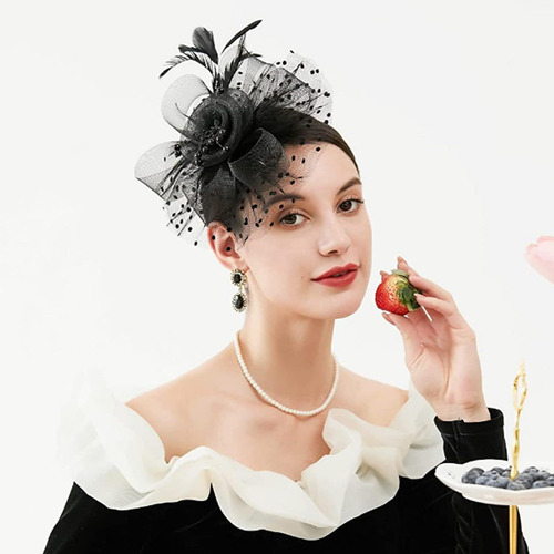 Diadema Retro De Malla Para Fiesta De Té, Horquilla Kentucky