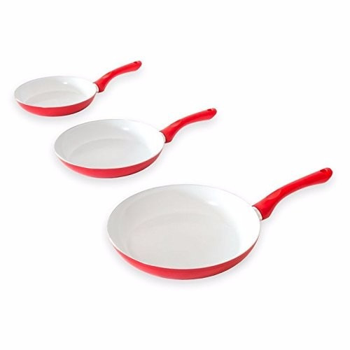 Set De 3 Sarten Ceramica 22 24 26 Cm Antiadherente Oferta