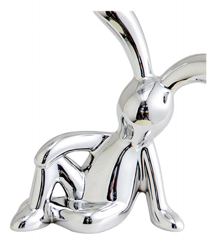 2 X 6 X Linda Estatua De Conejo Escultura Animal 2 Piezas