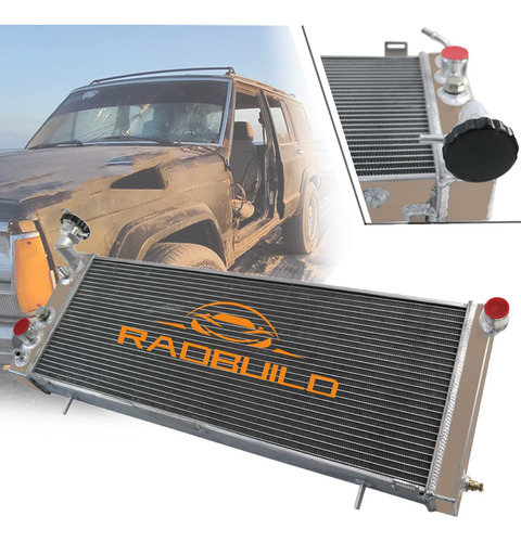 Radbuild Radiador Aluminio Apto Para Jeep Cherokee Comanche