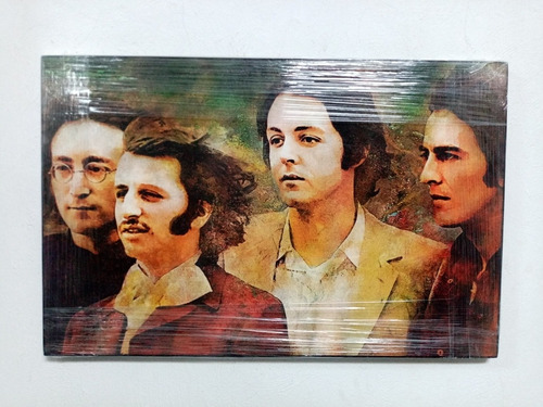 Cuadro Decorativo The Beatles Calidad Grande 85x55 #87