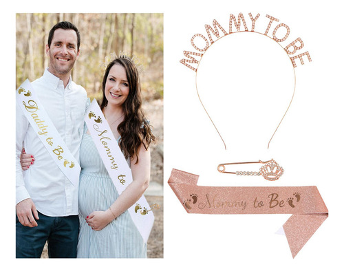Sash Set, Mum To Be Sash Cómoda Tiara Diadema Sash Broche