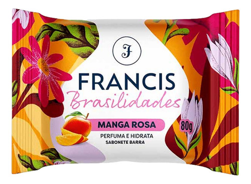 Sabonete Em Barra Francis Brasilidades Manga Rosa 80g