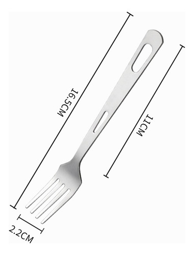 Vajilla De Titanio Para Acampar, Utensilios Tenedor