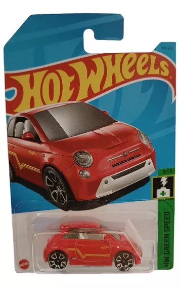 Hot Wheels Fiat 500e 144/250 (rojo) Mlc01
