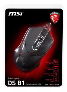 Mouse Gamer Msi Interceptor Lighting Optical 1600 Dpi Black