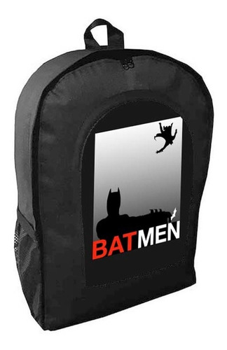 Mochila Negra Batman Adulto / Escolar D21